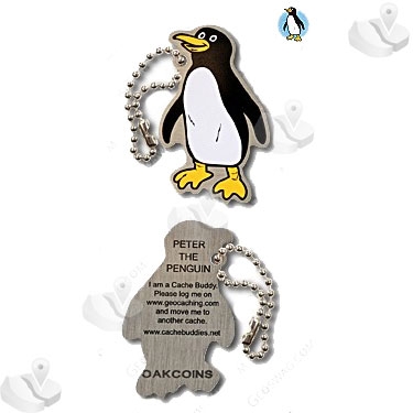 Peter the Penguin Cache Buddy